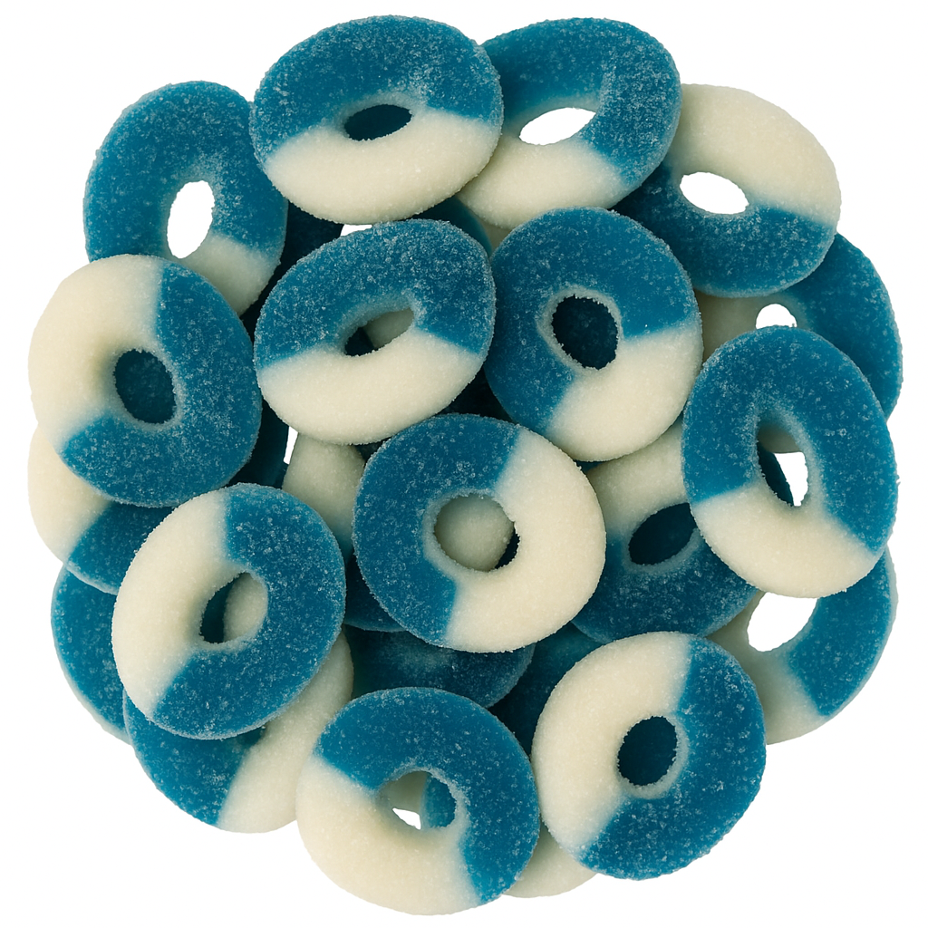 Blue Raspberry Gummy Rings