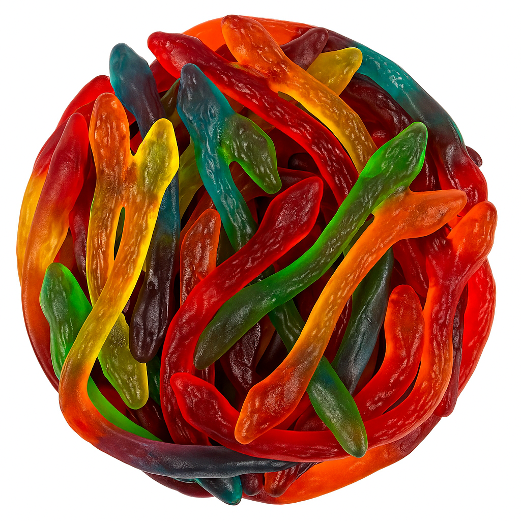 Twin Gummy Snakes