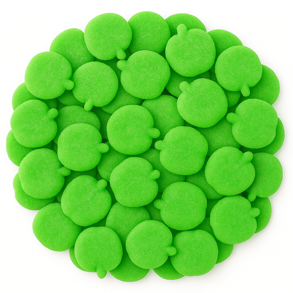 Green Gummy Sour Apples