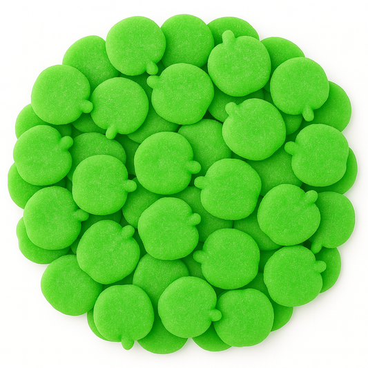 Green Gummy Sour Apples